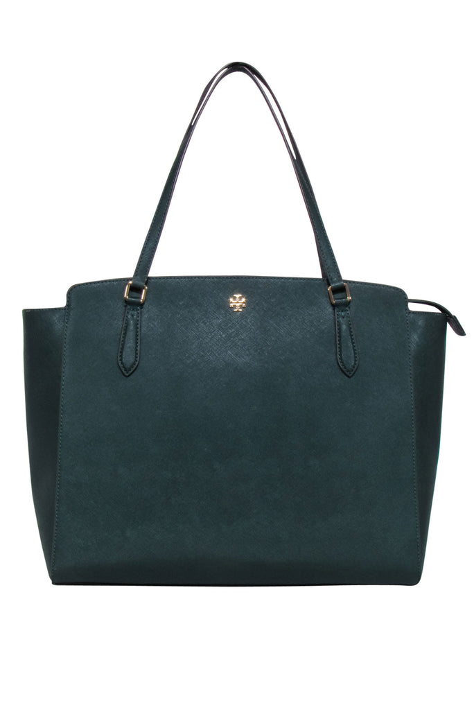 Tory burch hunter green purse new arrivals