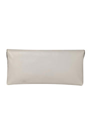 Current Boutique-Tory Burch - Ivory Leather "Miller" Clutch"