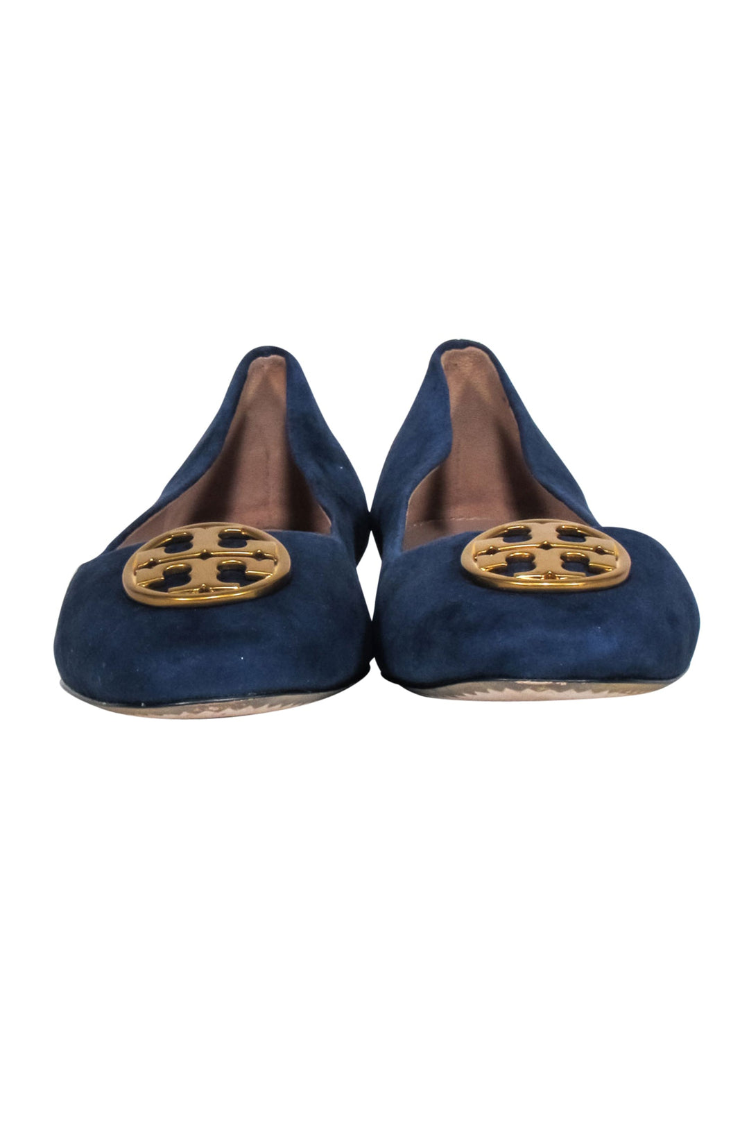 Hotsell Tory Burch Serena 2 Reva Fabric Glimmer Tweed Navy Blue Flats