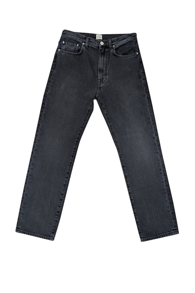 Current Boutique-Totême - Washed Black Straight Leg Jeans Sz 6