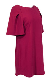 Current Boutique-Trina Turk - Magenta Short Sleeve Mini Dress Sz 10