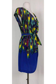 Current Boutique-Trina Turk - Multicolor Dress w/ Tie Belt Sz 2