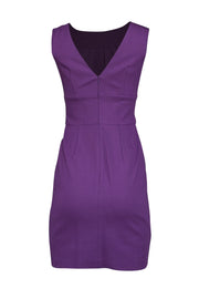 Current Boutique-Trina Turk - Purple Sleeveless Sheath Dress Sz 4