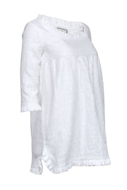 Current Boutique-Tuckernuck - White Ruffled Babydoll Mini Dress Sz XS