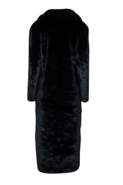 Current Boutique-Unreal Fur - Black Faux Fur "Bird Coat" Sz S