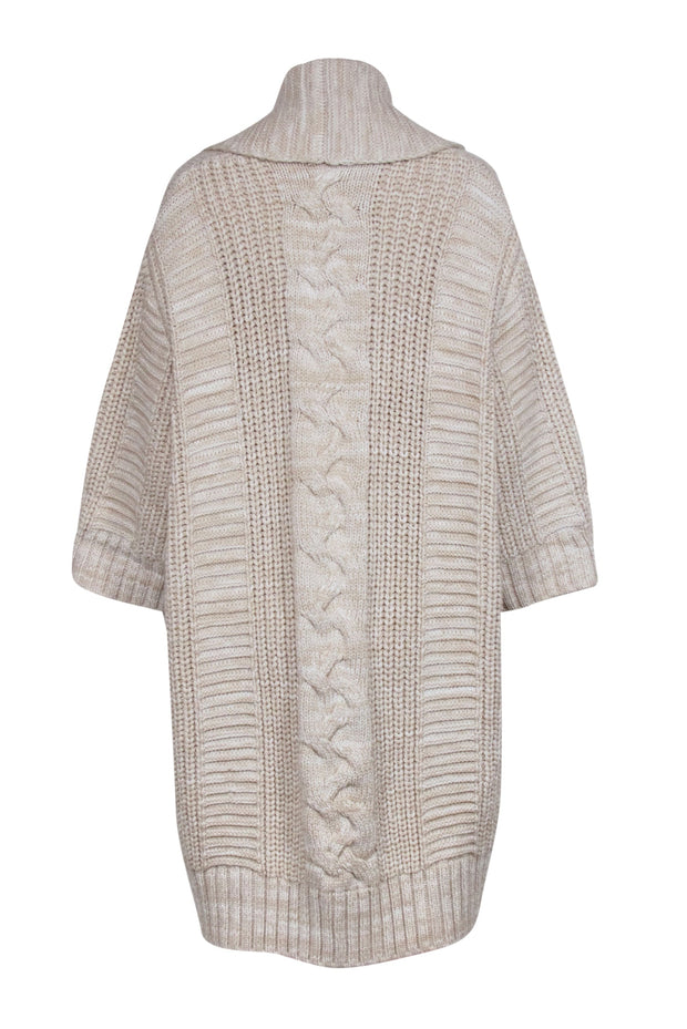 Current Boutique-Unreal Fur - Cream Chunky Knit Cardigan Sz S