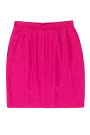 Current Boutique-Valentino - Deep Pink Pencil Skirt Sz 8