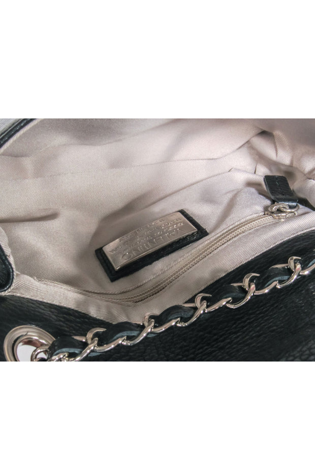 Current Boutique-Valentino by Mario Valentino - Black Pebbed leather Crossbody Bag