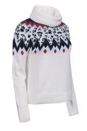 Current Boutique-Veronica Beard - Ivory Turtleneck Sweater Sz M