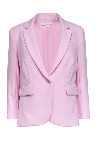 Current Boutique-Veronica Beard - Light Pink Single Breasted Blazer Sz 10