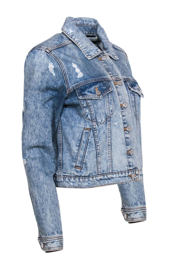 Current Boutique-Veronica Beard - Medium Wash Denim Jacket Sz M
