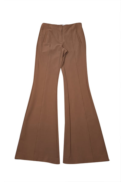 Current Boutique-Veronica Beard - Tan High Rise Flared Pants Sz 6