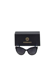 Current Boutique-Versace - Black Cat Eye Sunglasses