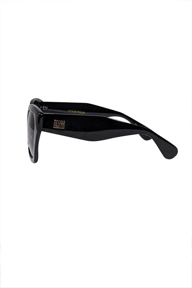 Current Boutique-Versace - Black V19.69 Italia Large Sunglasses