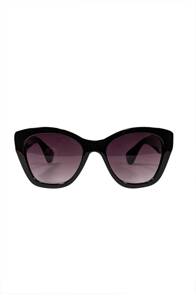 Current Boutique-Versace - Black V19.69 Italia Large Sunglasses