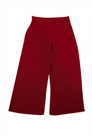 Current Boutique-Versace - Red Wide Leg High Rise Pants Sz 6