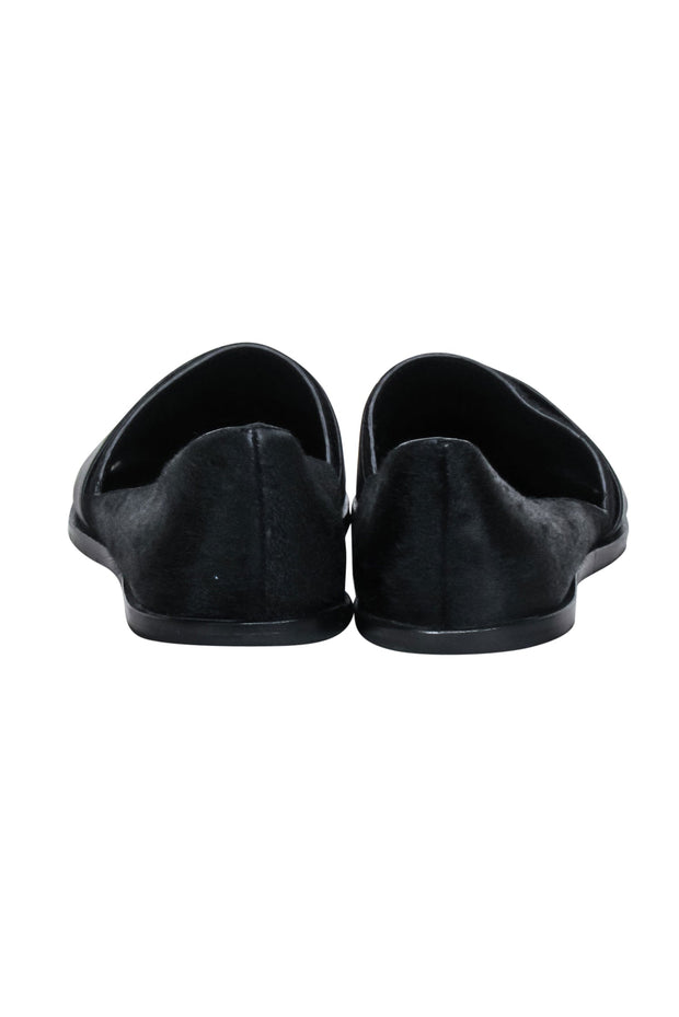 Current Boutique-Vince - Black Calf Hair Flat Loafer Sz 9