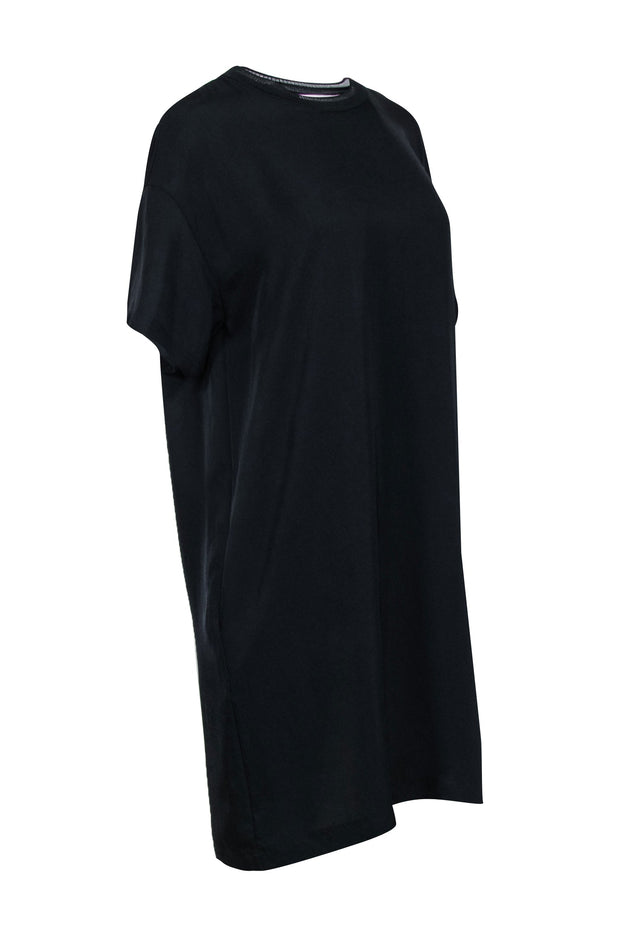 Current Boutique-Vince - Black Short Sleeve Shift Dress Sz S