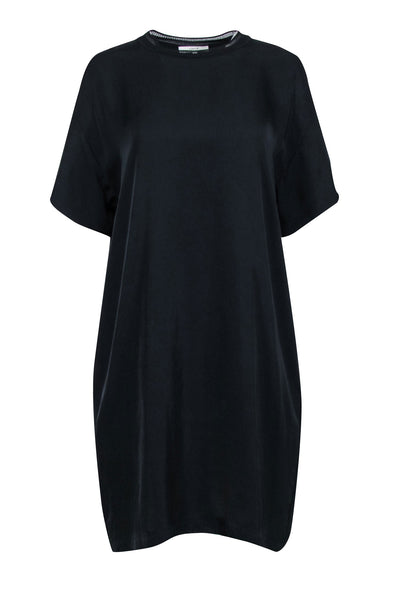 Current Boutique-Vince - Black Short Sleeve Shift Dress Sz S