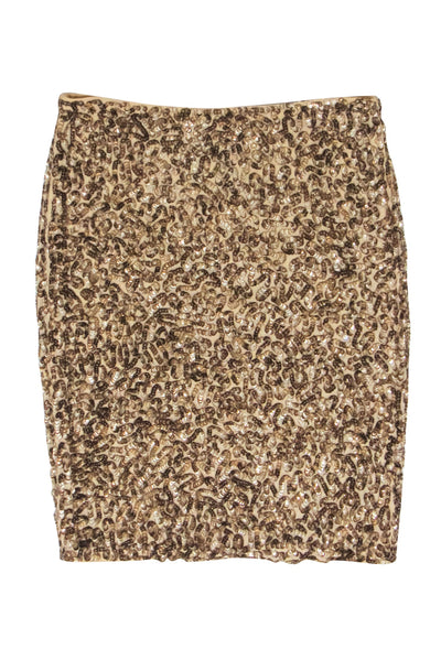 Current Boutique-Vince - Gold Sequin Skirt Sz 8