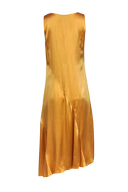 Current Boutique-Vince - Gold Silk Sleeveless Slip Dress Sz S