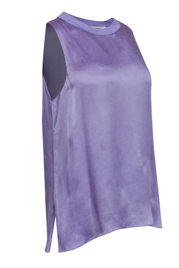 Current Boutique-Vince - Lavender Silk Sleeveless Blouse Sz M