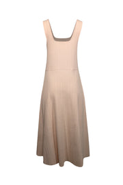 Current Boutique-Vince - Light Blush Ribbed Knit Midi Dress Sz L