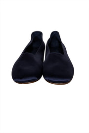 Current Boutique-Vince - Navy Satin Flats Sz 7.5