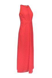 Current Boutique-Whistles - Neon Coral Lace Formal Dress Sz 8