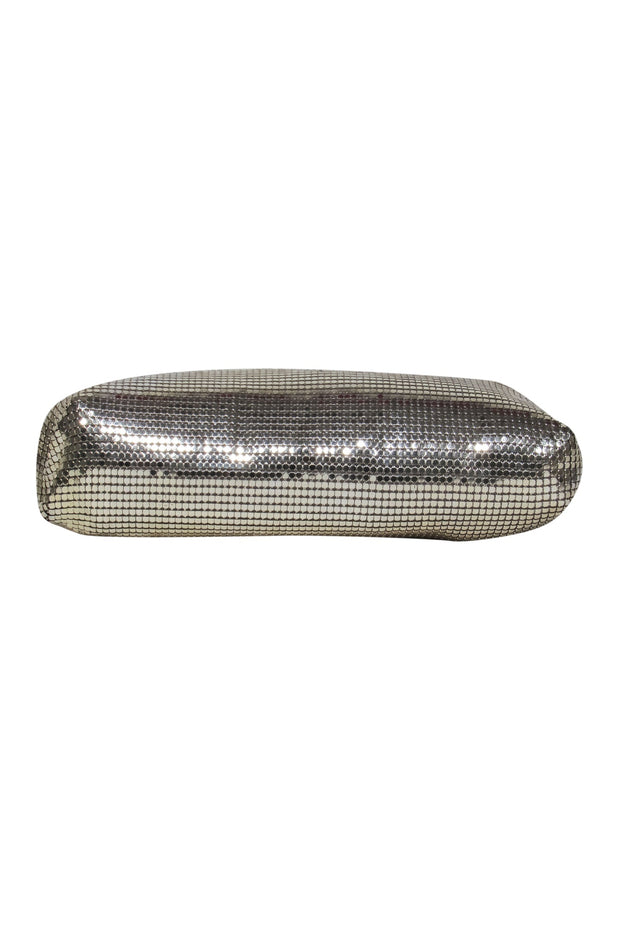Current Boutique-Whiting & Davis - Silver & Gold Iridescent Chainmail Coin Purse