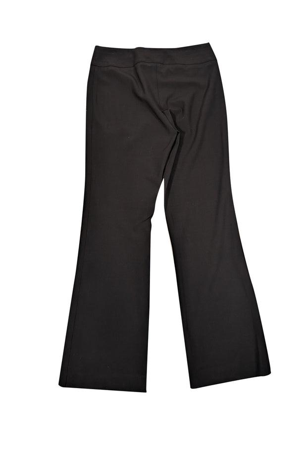 Current Boutique-Yigal Azrouel - Black Wool Blend Pants w/ Sequined Eyelet Detail Sz 8