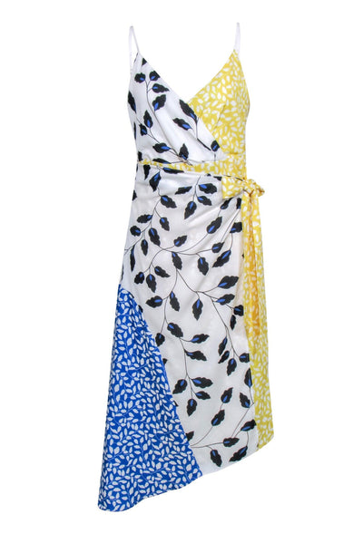 Current Boutique-Yumi Kim - White, Yellow, & Black Floral Dress Sz M