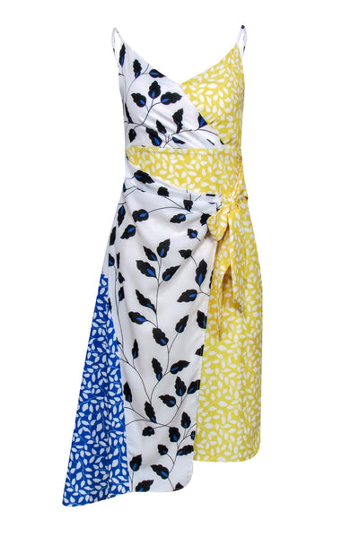 Current Boutique-Yumi Kim - White, Yellow, & Black Floral Dress Sz XS