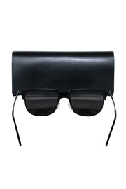 Current Boutique-Yves Saint Laurent - Black Metal Slim Sunglasses