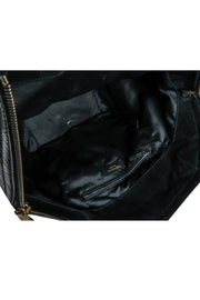 Current Boutique-Yves Saint Laurent - Black Patent Leather Downtown Tote