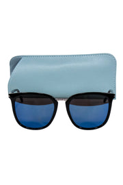 Current Boutique-Yves Saint Laurent - Black Thin Frame Sunglasses