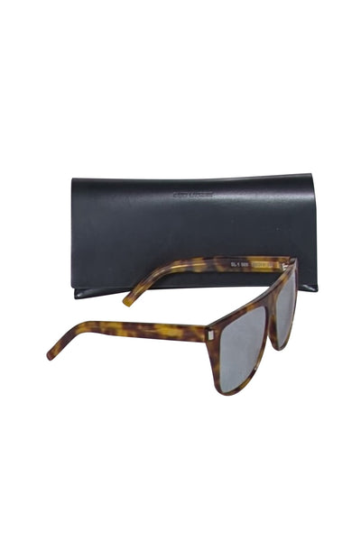 Current Boutique-Yves Saint Laurent - Light Brown Tortoise Sunglasses