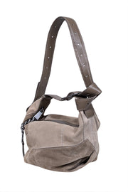 Current Boutique-Zadig & Voltaire - Beige Suede Patchwork "La Cecilia" Shoulder Bag