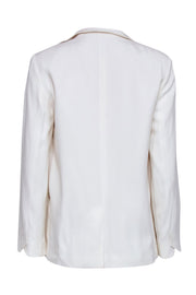 Current Boutique-Zadig & Voltaire - Ivory Open Front Blazer Sz S