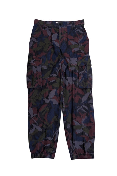 Current Boutique-Zadig & Voltaire - Maroon, Grey, & Olive Camo Cargo Pants Sz S