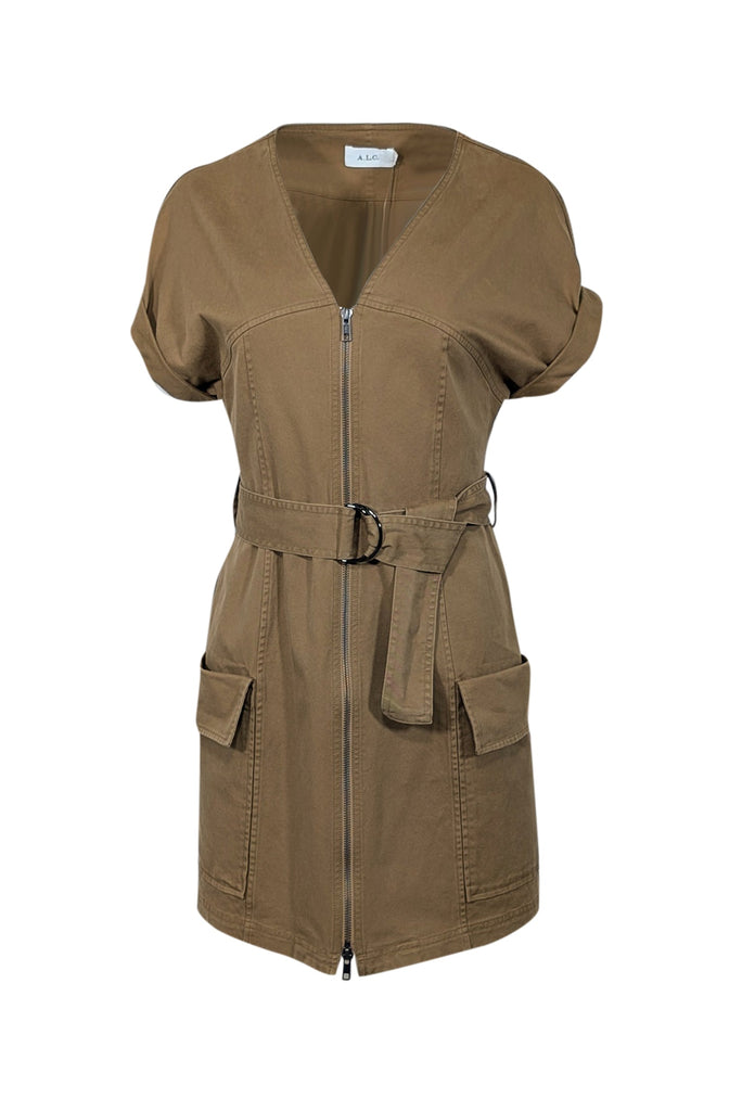 A.L.C. - Light Brown Twill Shift Dress Sz 8 A.L.C. - Light Brown Twill Shift Dress Sz 8