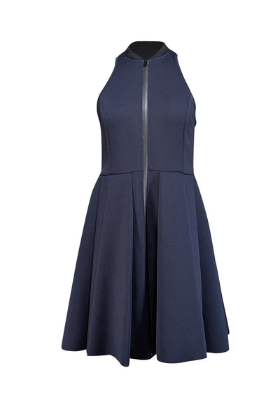 Alexander Wang - Navy Zipper Front Scuba Knit Dress Sz M Alexander Wang - Navy Zipper Front Scuba Knit Dress Sz M