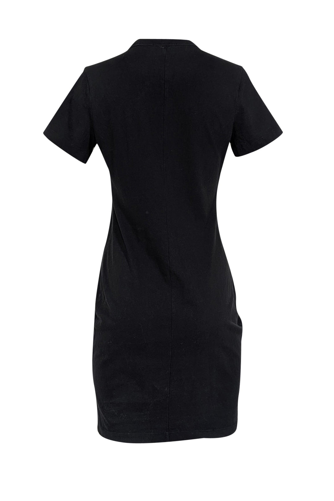 alexander wang black shirt dress Cotton-poplin mini shirt dress - black