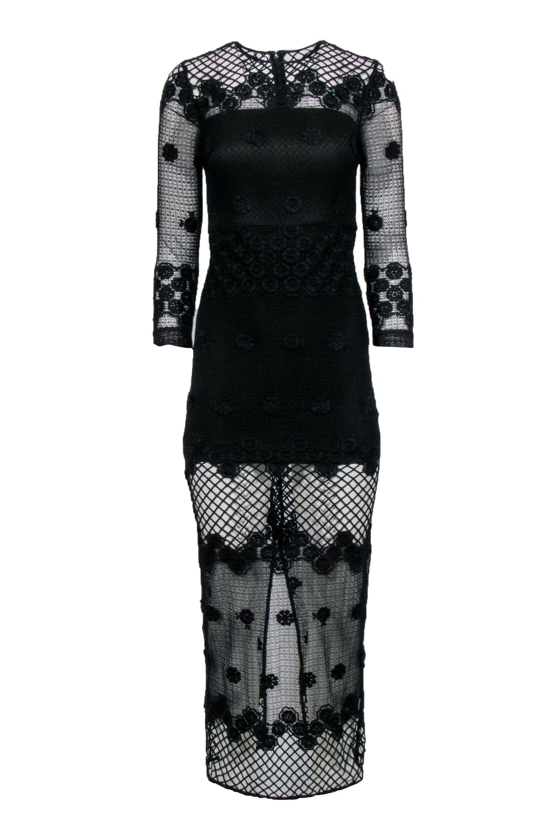 alexis black lace dress Alexis