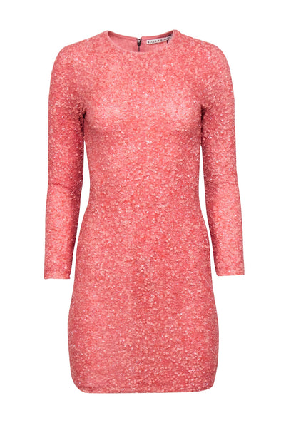 Alice+Olivia Delora Sequin Mini Dress - Pink
