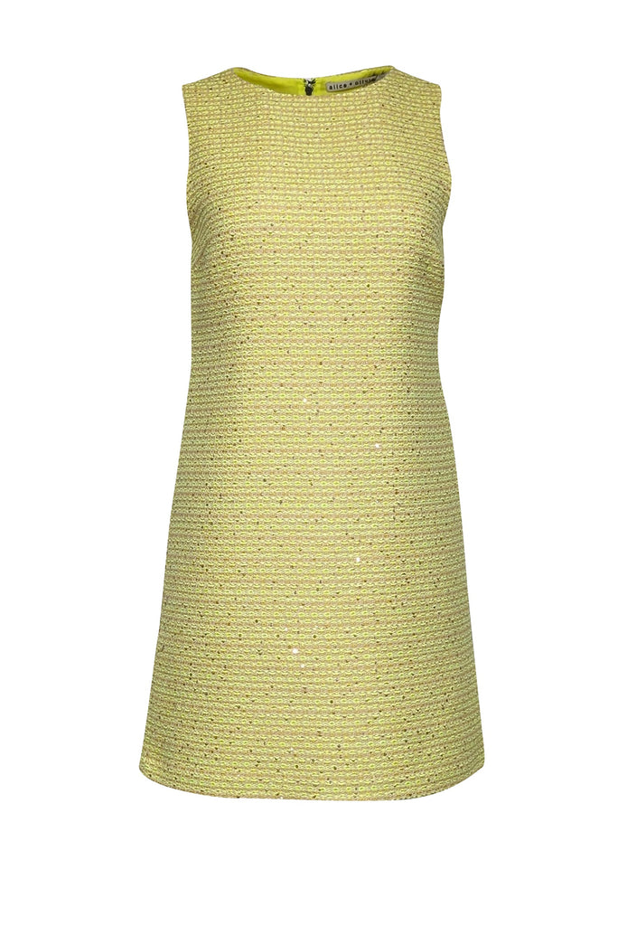 alice and olivia yellow dress Alice & Olivia