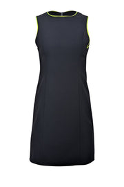 Current Boutique-Alice & Olivia - Black Sleeveless Dress w/ Neon Trim Sz 4