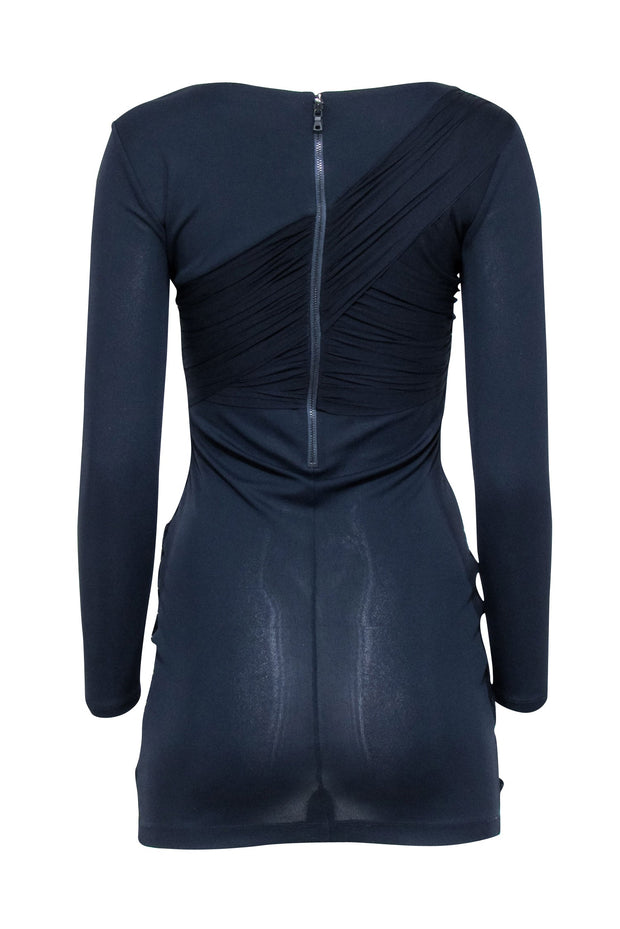 alice and olivia navy blue dress Alice & Olivia