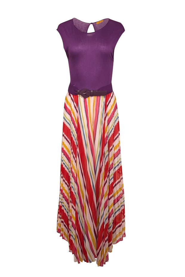 alice and olivia striped maxi dress ALICE + OLIVIA Lyndon Striped Maxi Dress size 4