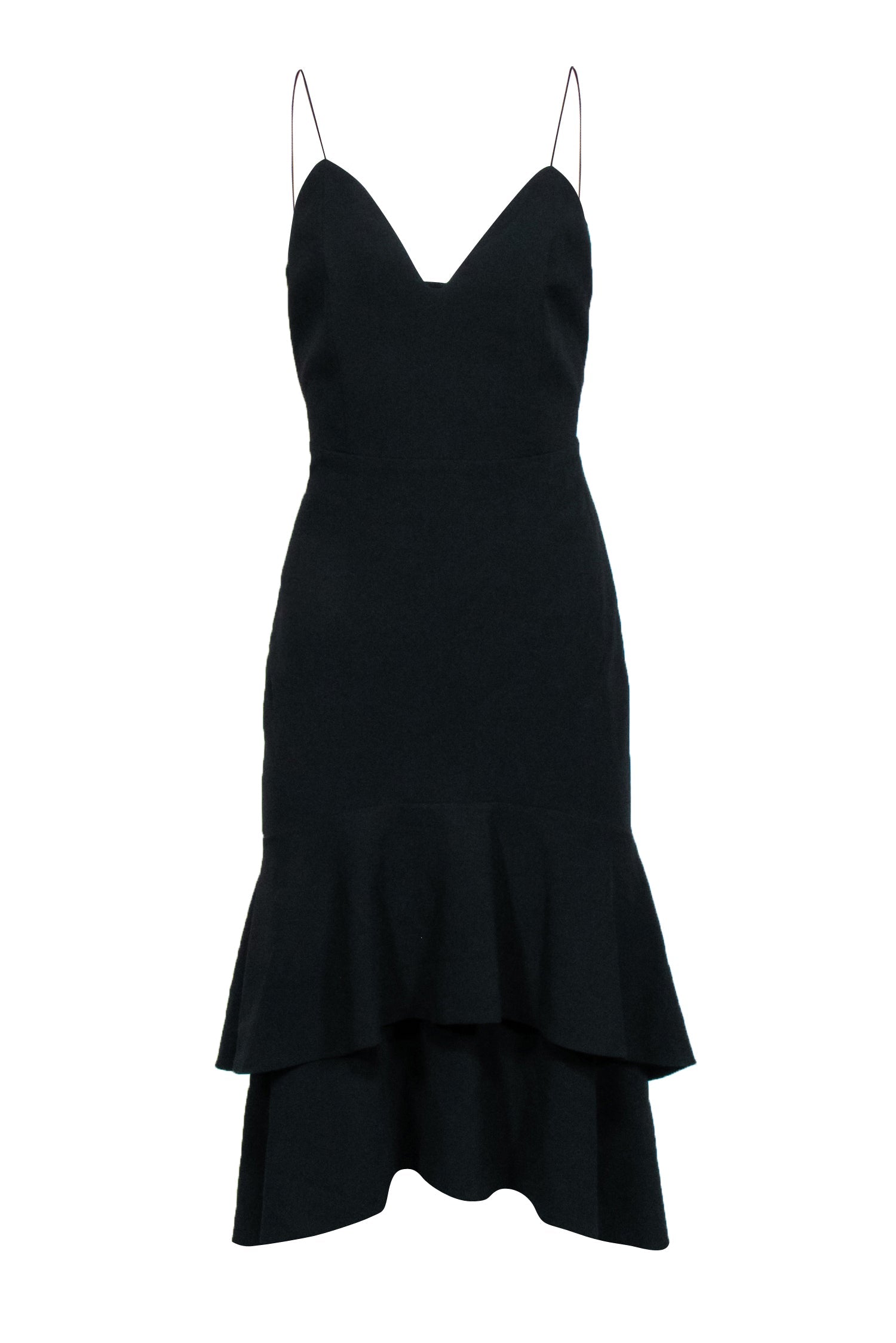 Alice & Olivia - Black Sleeveless Midi Gown Sz 6 | Current Boutique Alice & Olivia - Black Sleeveless Midi Gown Sz 6 | Current Boutique